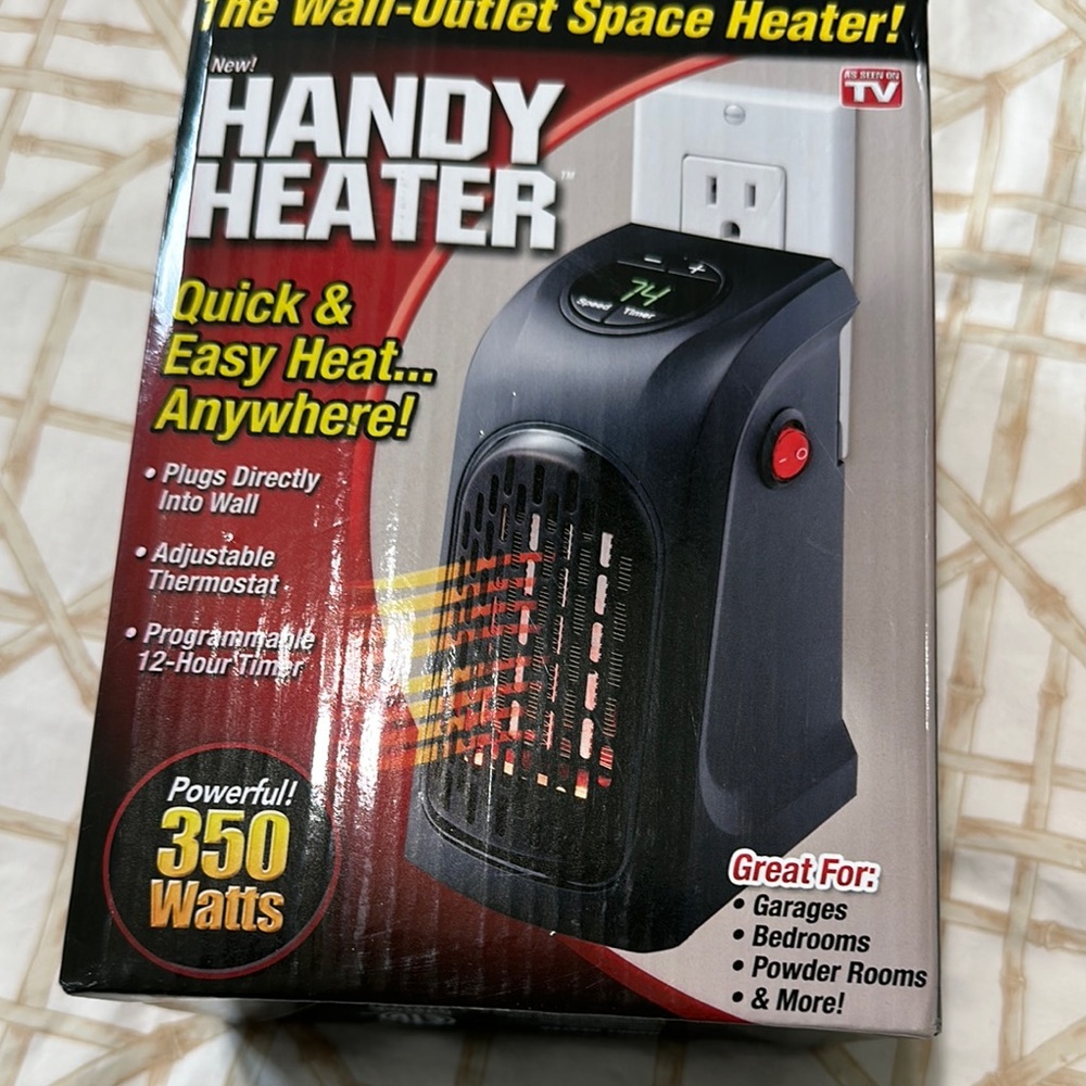 Handy Heater Wall Outlet Space Heater